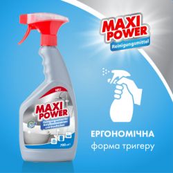 Спрей для чистки ванн Maxi Power для мытья акриловых ванн 700 мл (4823098412052) - Картинка 5