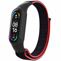     Armorstandart   Xiaomi Mi Band 7/6/5/4 Black/Red (ARM67843)