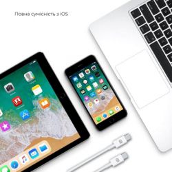 Дата кабель USB-C to USB-C 2.0m ABMLL82 white Armorstandart (ARM63474) - Картинка 2