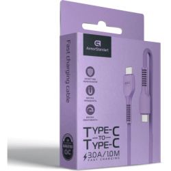 Дата кабель USB-C to USB-C 1.0m AR88 3A purple Armorstandart (ARM65291) - Картинка 4