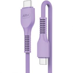 ���� ������ USB-C to USB-C 1.0m AR88 3A purple Armorstandart (ARM65291)