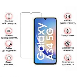   BeCover Samsung Galaxy A34 5G SM-A346 3D Crystal Clear Glass (709257) -  4