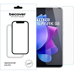   BeCover Tecno Spark Go 2023 (BF7) 3D Crystal Clear Glass (709263) -  1