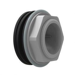 Емкость для воды Вігер вертикальная пищевая 1000 л узкая, крышка с клапаном белая (13230) - Картинка 6