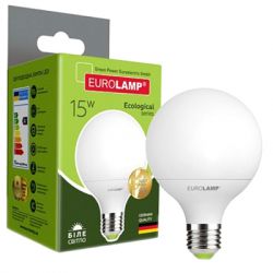  Eurolamp LED G95 15W E27 4000K 220V (LED-G95-15274(P)) -  1
