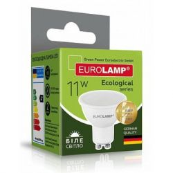 Лампочка Eurolamp LED SMD MR16 11W GU10 4000K 220V (LED-SMD-11104(P)) - Картинка 3