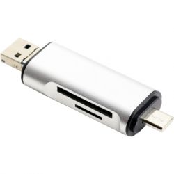 XoKo AC-440 Type-C USB 3.0 and MicroUSB/SD Card Reader (XK-A-440) -  1