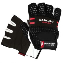 Перчатки для фитнеса Power System Basic EVO PS-2100 Black Red Line M (PS_2100E_M_Black/Red)