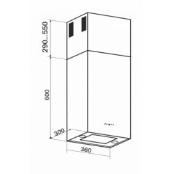 Вытяжка GRANADO Segovia 2614-1200 black (GCH6336311) - Картинка 10