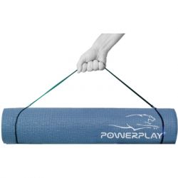    PowerPlay PVC Yoga Mat 173 x 61 x 0.6  - (PP_4010_Navy_(173*0,6)) -  5