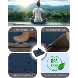 ������ ��� ���� PowerPlay 4150 TPE Premium Performance Mat 183 � 61 � 0.6 �� �������� (PP_4150_Blue) - �������� 2