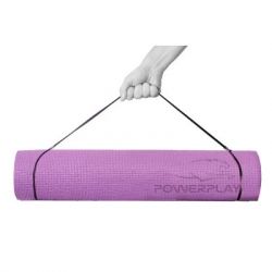Килимок для йоги PowerPlay 4010 PVC Yoga Mat 173 x 61 x 0.6 см Лавандовий (PP_4010_Lavender_(173*0,6)) - Картинка 2