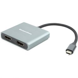  USB Type-C to 2x HDMI, 4K, 60Hz PowerPlant (CA913831) -  1