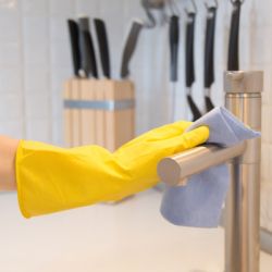 Перчатки хозяйственные Chisto Strong Латексные 1 пара S (4820164153499) - Картинка 3