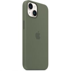     Apple iPhone 14 Silicone Case with MagSafe - Olive,Model A2910 (MQU83ZE/A) -  2