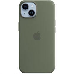     Apple iPhone 14 Silicone Case with MagSafe - Olive,Model A2910 (MQU83ZE/A) -  4