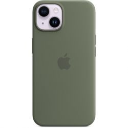     Apple iPhone 14 Silicone Case with MagSafe - Olive,Model A2910 (MQU83ZE/A) -  5