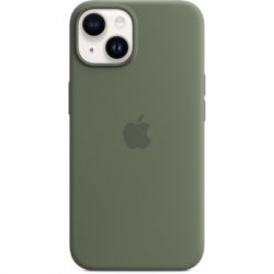     Apple iPhone 14 Silicone Case with MagSafe - Olive,Model A2910 (MQU83ZE/A)