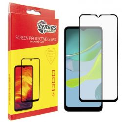 ���� ������� Dengos Full Glue Motorola E13/E20 (black) (TGFG-282)