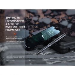 Тактична ручка Fenix T6 з ліхтариком Black (T6-Black) - Картинка 11
