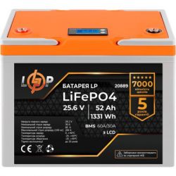     LiFePo4 LogicPower 24V (25.6V) - 52 Ah (1331Wh) (20889) -  1
