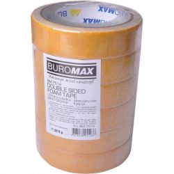 Скотч Buromax двухсторонний на пенной основе 24 мм х 2 м (BM.7514) - Картинка 2
