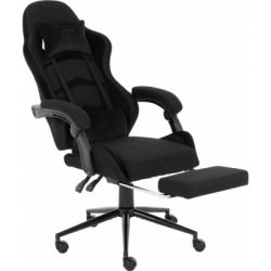 Кресло игровое GT Racer X-2324 Black Suede (X-2324 Fabric Black Suede) - Картинка 4