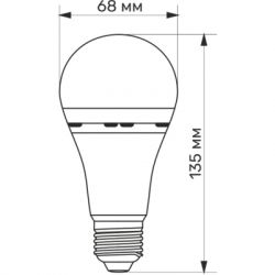  TITANUM LED  A68 10W E27 4000K 220V (TL-EMA68-10274) -  3