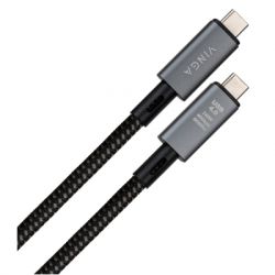   USB4 Type-C to Type-C 0.8m 240W 40GBps 8K60Hz Nylon Vinga (VCPDCU4) -  2