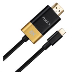   USB-C to HDMI 1.5m v2.1 8K60Hz Gold plated Vinga (VCPVCCH2115) -  2