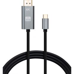   USB-C to DisplayPort 1.5m v1.2 4K60Hz Vinga (VCPVCCD1215) -  1