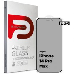   Armorstandart Pro Anti-spy Matte Apple iPhone 14 Pro Max Black (ARM68605) -  1
