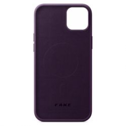     Armorstandart FAKE Leather Case Apple iPhone 13 Dark Cherry (ARM61370) -  2