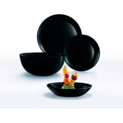Тарілка Luminarc Diwali Black 20 см супова (P0787) - Картинка 3