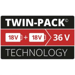Аккумулятор к электроинструменту Einhell 18V PXC Twinpack, 18V, 5.2Ah, 2 шт (4511526) - Картинка 6