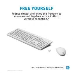 Комплект HP 230 Wireless UA White (3L1F0AA) - Картинка 3