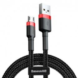   USB 2.0 AM to Micro 5P 1.0m Black-Red Baseus (514488) -  1
