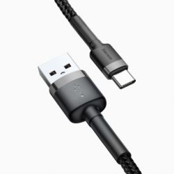  USB 2.0 AM to Type-C 1.0m Black-Grey Baseus (491798) -  3