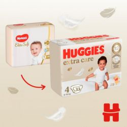 ϳ Huggies Extra Care Size  4 (8-16 ) 76  (5029053583167) -  4