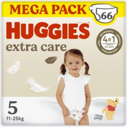 ϳ Huggies Extra Care Size  5 (11-25 ) 66  (5029053583174) -  1