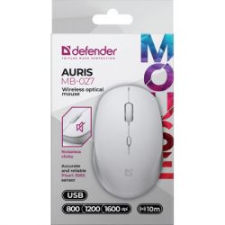  Defender Auris MB-027 Silent Wireless White (52028) -  6