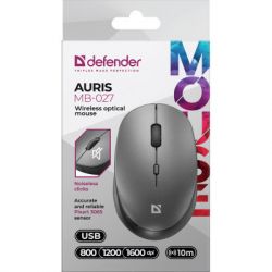 ����� Defender Auris MB-027 Silent Wireless Grey (52029) - �������� 6