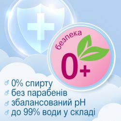 Детские влажные салфетки Smile baby для новорожденных с клапаном 72 шт (4823071617870) - Картинка 2