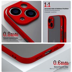 Чехол для мобильного телефона Armorstandart Frosted Matte Xiaomi Redmi 12 4G Red (ARM68553) - Картинка 3