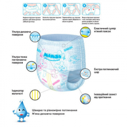 Підгузки Mimzi L 9-14 кг 48 шт. х 3 пачки (MPL3) (4820209800302) - Картинка 2