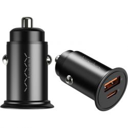    Vyvylabs (VJY65B-01) USB-A/USB-C, Round Dot Dual Fast Charge 65W Black