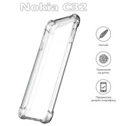 Чохол до мобільного телефона BeCover Nokia C32 Clear (709632) - Картинка 4