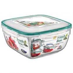 Харчовий контейнер Irak Plastik Fresh квадратний 4 л прозорий (5309) - Картинка 2