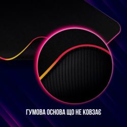 Килимок для миші Килимок для мишки Lorgar Steller 919 RGB USB Black (LRG-GMP919) - Картинка 7