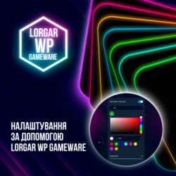 Килимок для миші Килимок для мишки Lorgar Steller 919 RGB USB Black (LRG-GMP919) - Картинка 9